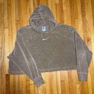 Nike Women's Brown Hooded Sweater